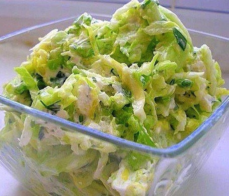 Зелёный витаминный салат!