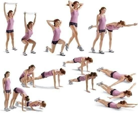 Упражнения для спины и ног