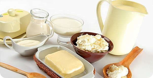 Содержание белков,жиров и общая каллорийность некоторых молочных продуктов