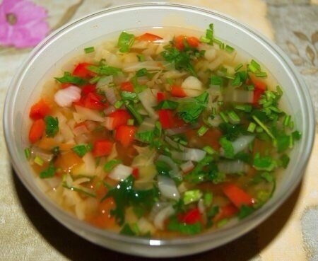 Суп, который улучшает пищеварение, способствует выводу лишней жидкости и хорошо насыщает!