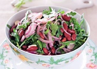 Тосканский салат с козьим сыром Тосканский салат с козьим сыром