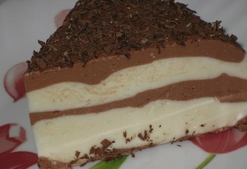 Лёгкий шоколадно-творожный десерт
