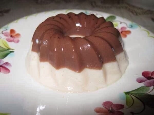 Молочно-шоколадное желе Молочно-шоколадное желе