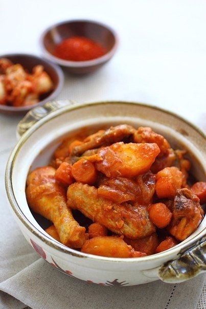 Жаркое из курицы по-корейски Жаркое из курицы по-корейски