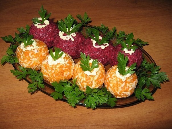 Закусочные овощные шарики. Закусочные овощные шарики.