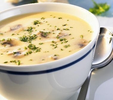 Грибной суп-пюре с сыром (100 гр - 116.30 ккал) Грибной суп-пюре с сыром (100 гр - 116.30 ккал)