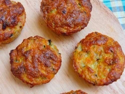 Маффины из кабачка и творога Маффины из кабачка и творога