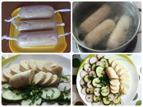 Нежнейшие куриные сосиски Нежнейшие куриные сосиски