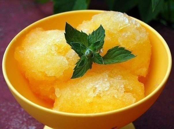 Апельсиновый сорбет Апельсиновый сорбет