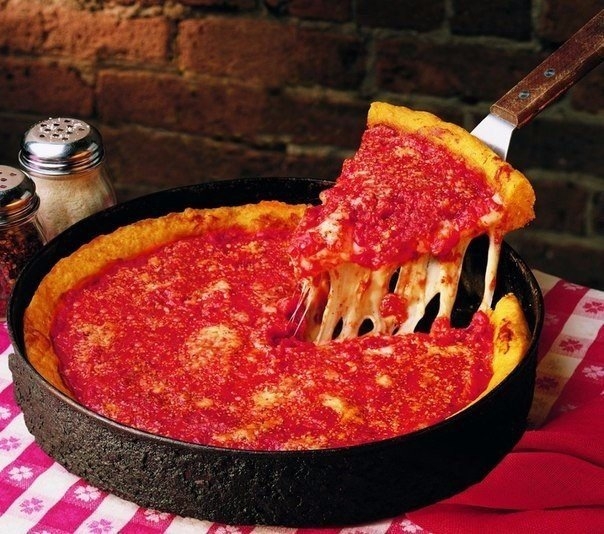 Постная пицца с томатами