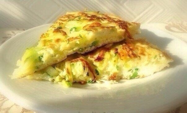 Вкуснейший омлет с кабачками Вкуснейший омлет с кабачками