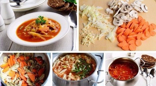 Овощной суп для похудения Овощной суп для похудения