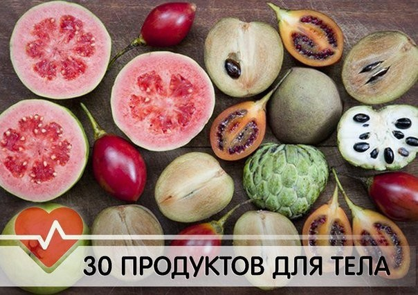 30  самых полезных продуктов для тела