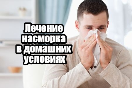 Лечение насморка в домашних условиях народными средствами: